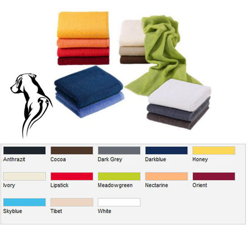 Handtücher der Luxusmarke Vossen bestickt Ridgeback Logo 2