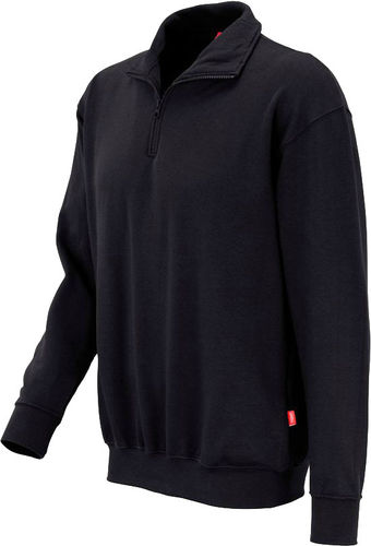 Sweatshirt Schwarz mit Bruststick