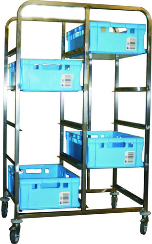 Transport trolley for 10 E2 boxes