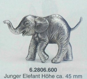 Junger Elefant ca 45mm