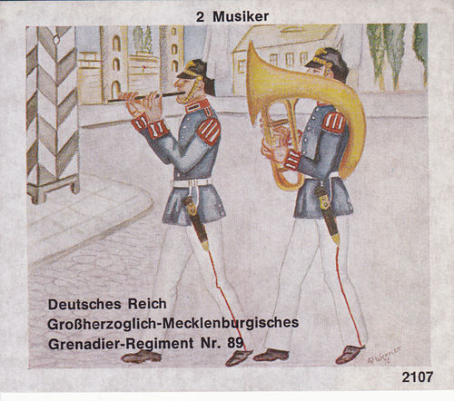 2 Musiker Querflöte/ Große Tuba
