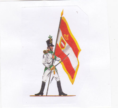 Grenadier mit Fahne 35mm