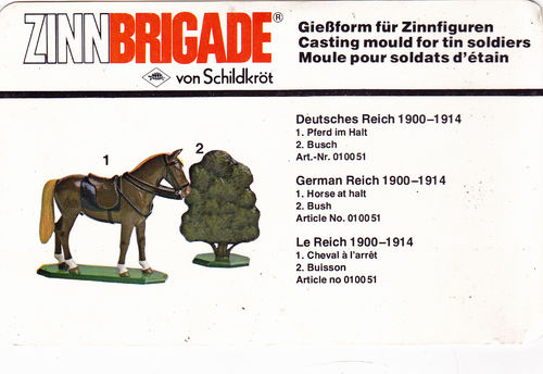 Pferd im Halt/Busch 40mm Nr.10051