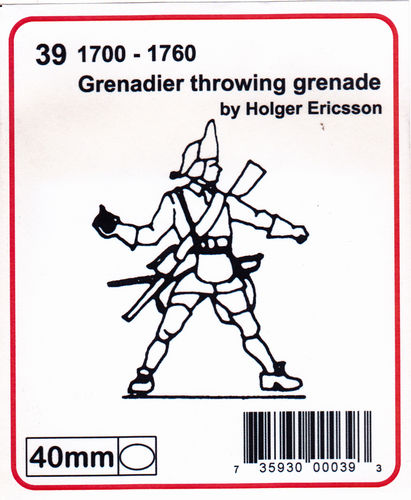 Grenadier Handgranaten werfend 40mm Nr.39