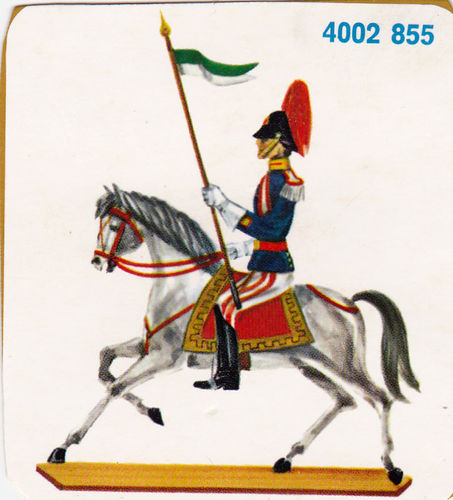Preußischer Grenadier mit Lanze zu Pferd ca.55mm