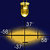 Y-595-116x74Y/A - 4 mm ovale gelbe LED 595 nm