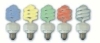 Spiral energy saving lamp E27, 20W, 230V, yellow