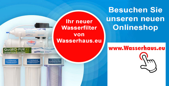 Attraktive Paketangebotefür Osmoseanlagen im neuen Onlineshop www.wasserhaus.eu
