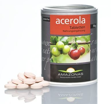 Acerola Lutschtabletten mit Rohrohrzucker (100)