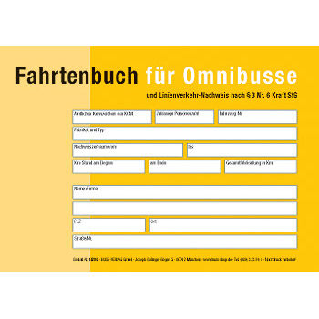 Omnibus-Fahrtenbuch
