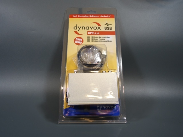 Silber Vorverstärker Phono-Vorverstärker mit USB Dynavox UPR-2.0 Entzerrer 