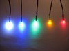 LED D=1,8mm farbiger Kopf mit Kabel fertig verlötet verschieden Farben und Spannungen wählbar+