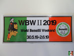 World Benelli Weekend 2019 Aufkleber klein