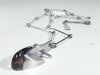 Lapponia Finnland Silber Acryl Collier Salamander ° Entwurf Bjorn Weckstrom