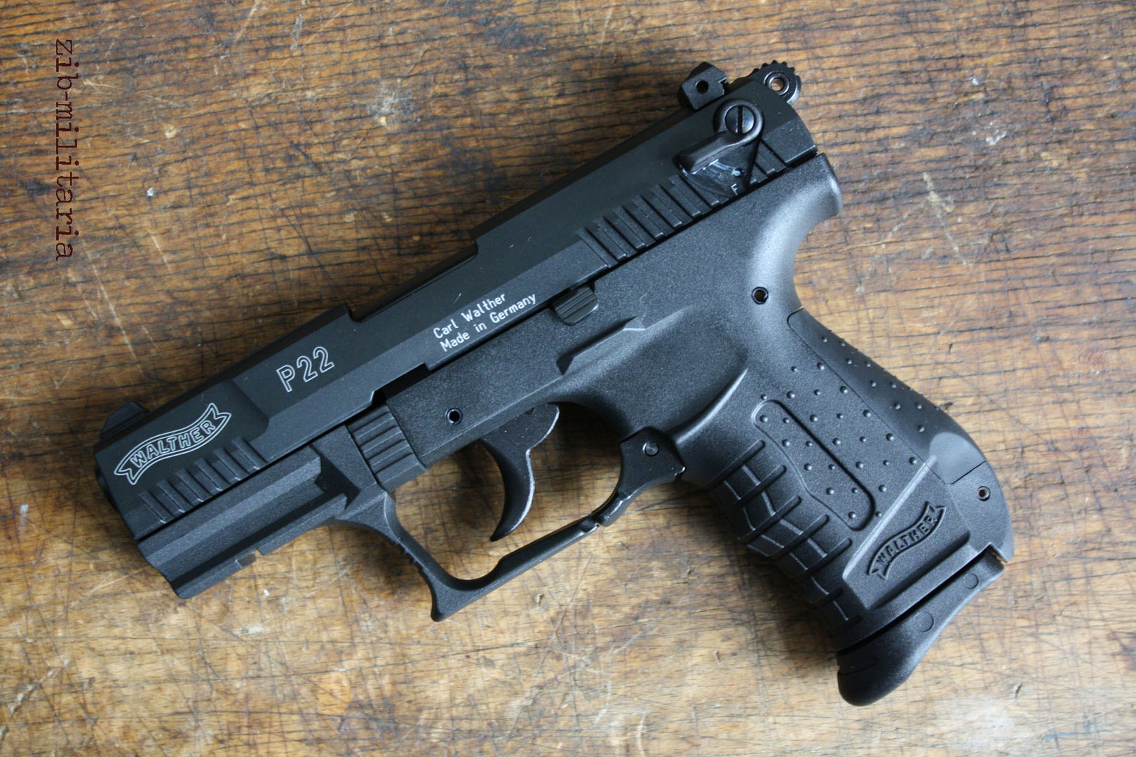 Walther P22 9 Mm PAK Blank Firing Zib Militariade.