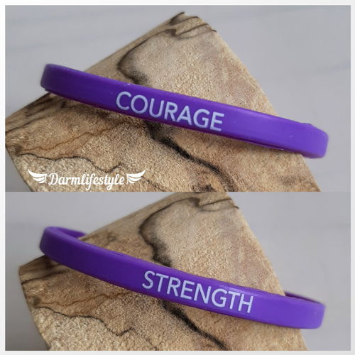 mini Armband "courage / strenght"