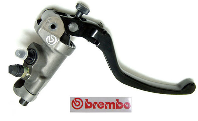 Faltbare Einstellbarer Bremshebel Flip Up Silber CNC BREMBO PR19 19X20 PR 19 