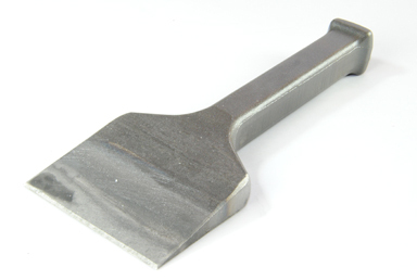 Stahl-Scharriereisen, Herzform, 80 mm