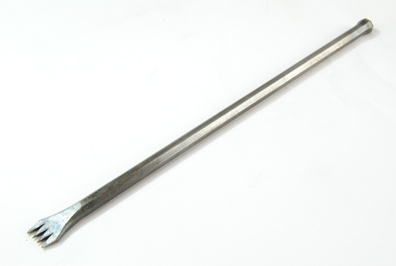 Stahl-Bildhauer-Zahneisen, 16 mm breit, 4 Zähne