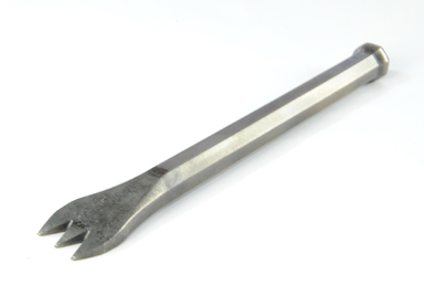 Stahl-Zahneisen, 29 mm, 3 Zähne