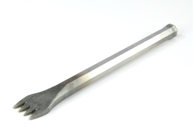 Stahl-Zahneisen, 24 mm, 4 Zähne