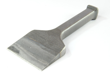 Stahl-Scharriereisen, Herzform, 70 mm
