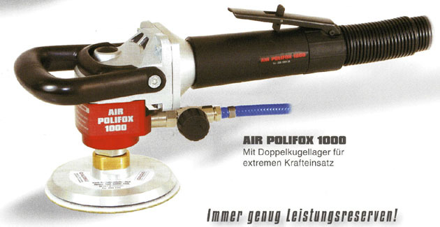 Nass-Druckluft-Winkelpolierer AIR POLIFOX 1000