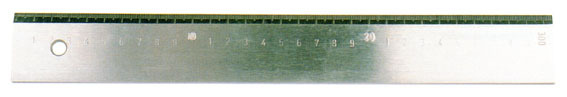 Werkstattlineal mit mm-Teilung, 300 mm lang