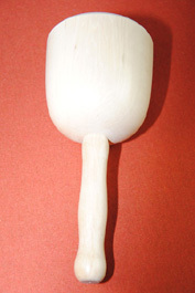 Holz-Bildhauerknüpfel, 11 cm