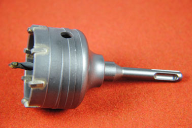 Hammerbohrkrone, D=66 mm, incl. sds-plus Adapter, NL 90 mm