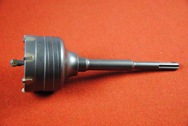 Hammerbohrkrone, D=66 mm, mit sds-plus Adapter, NL 150 mm