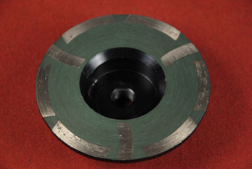 Spezial-Schleifteller GROB, 100 mm (grün), K 30/40