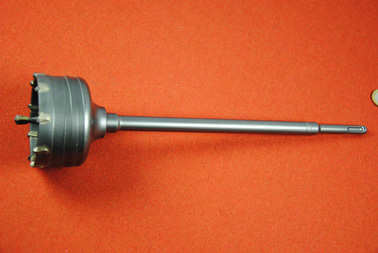 Hammerbohrkrone, D=80 mm, incl. sds-plus-Adapter, NL 300 mm