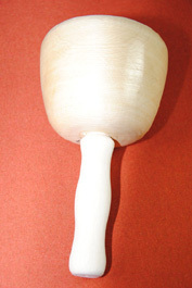 Holz-Bildhauerknüpfel, 13 cm