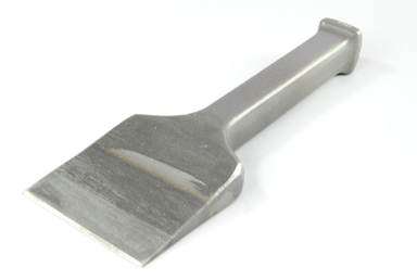 Stahl-Scharriereisen, Herzform, 60 mm