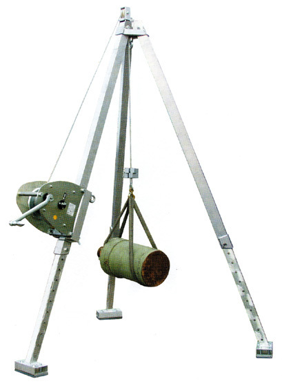 Alu-Dreibock mit Handwinde, TL: 1.000 kg