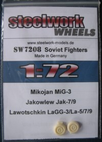 Räder wheels MiG-3, LaGG-3, La-5/7, Jak-7/9