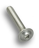 bolt with oval-head, stainless steel