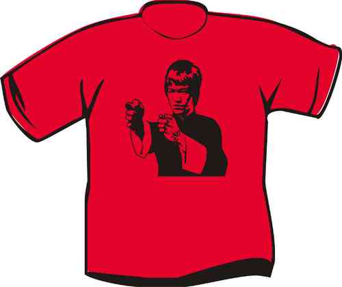 T-Shirt Bruce Lee mit Jacke